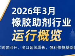新鲜出炉！2026年3月橡胶助剂行业运行概览